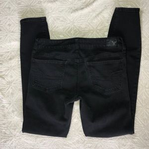 Black American Eagle skinny jeans / jeggings